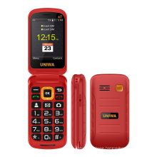 UNIWA V909T 2.8 Inch Big Button Large Battery Flip Design 4G Senior Phone With SOS